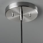 Erlen Pendant, Canyon Clay, Matte Black, Black Cord, Incandescent