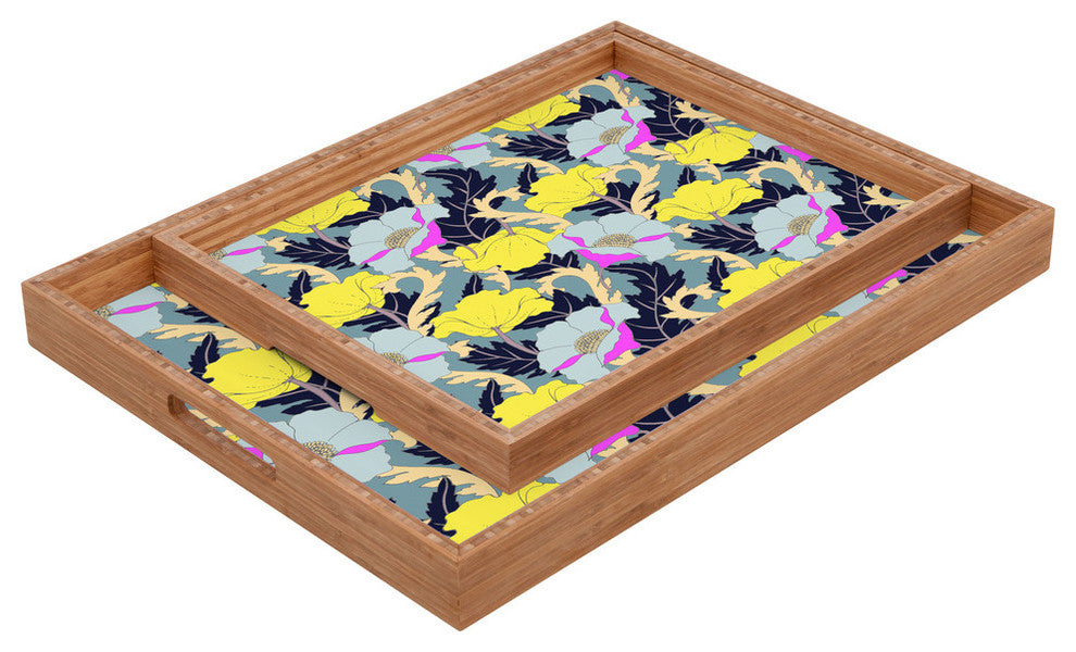 Aimee St Hill June Yellow Rectangular Tray