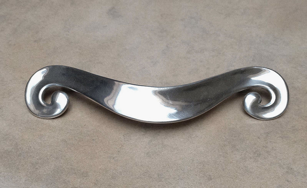 Double Spiral Pull, Antique Bronze