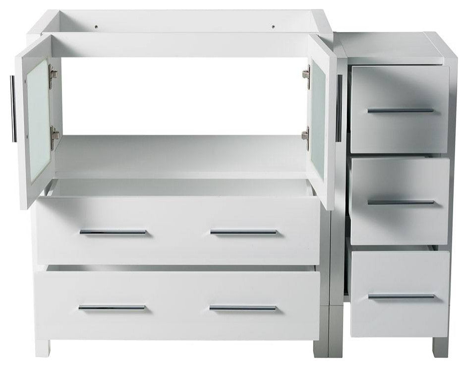 Fresca FCB62-3012WH Torino 42" White Modern Bathroom Cabinet
