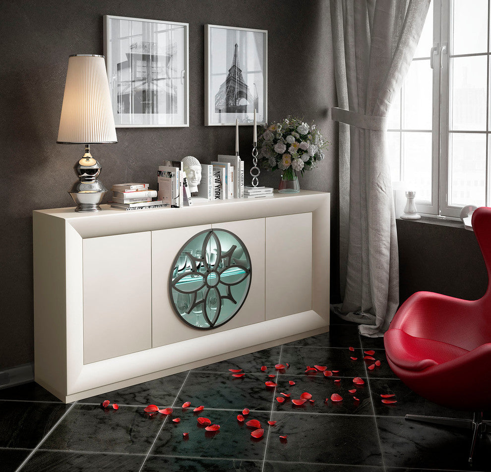 SAPH A14 Sideboard, High Gloss, With Drawers