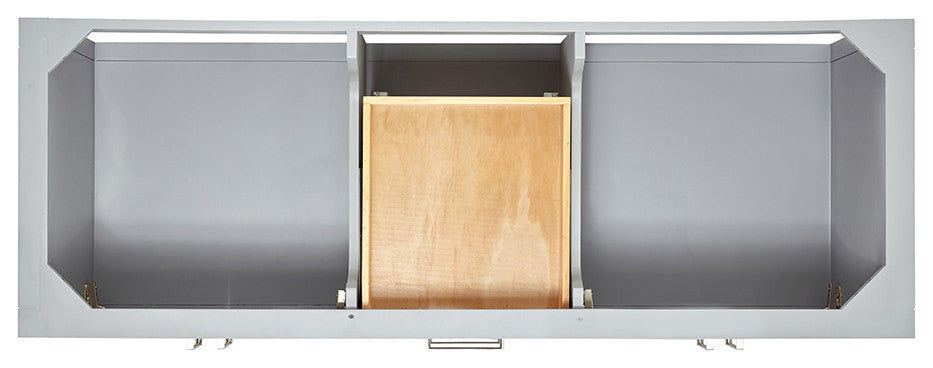 Magnolia 61" Oval Sinks Bath Vanity, 0.75" Carrara Marble