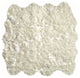 Gordon Faux Sheepskin Rug, Off-White, 6'x6'