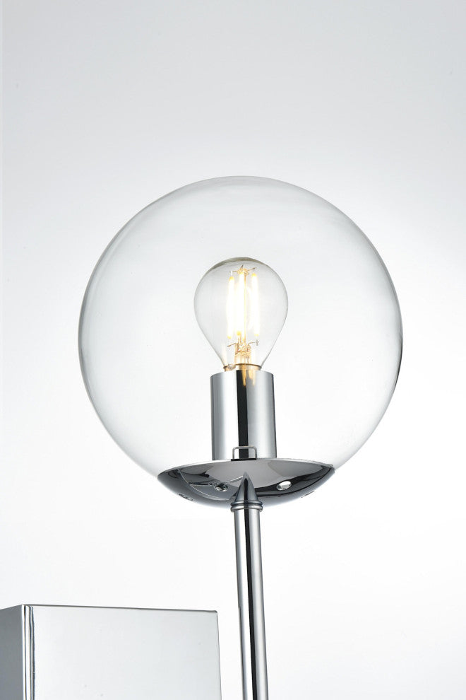 Elegant Lighting LD2357 Neri 2 Light 6"W Vanity Light - Chrome