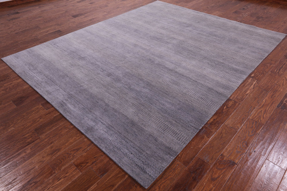 Savannah Grass Wool and Silk Handmade Rug 8' 0" X 9' 11" Q11432