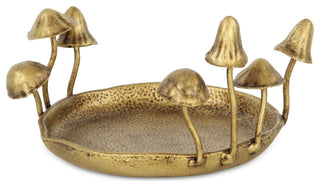 Qinrie Cast Iron Catchall Mushroom Tray