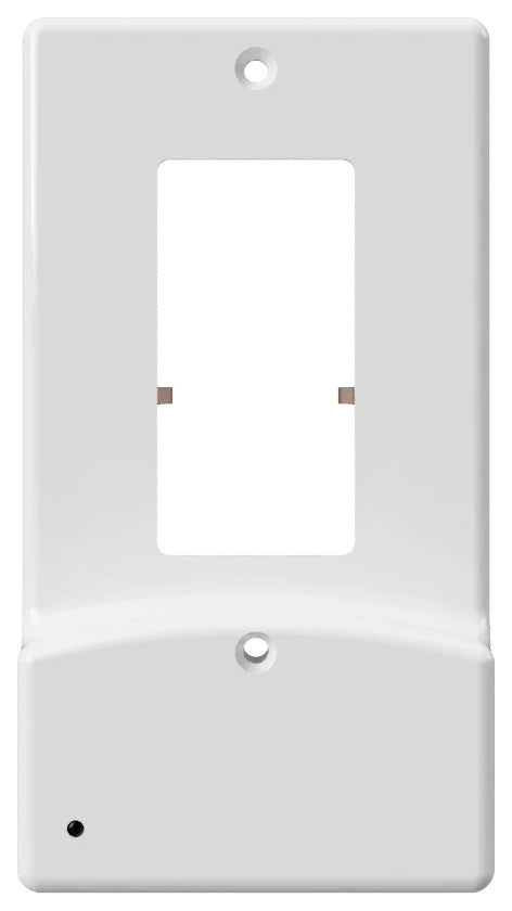 USB Nightlight Wallplate, LumiCover Classic DÃ©cor, White | LCR-UDDO-W