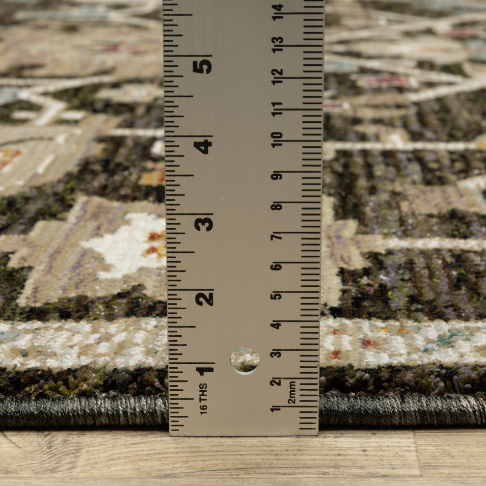 Adeline Vintage Bohemian Brown/ Multi Area Rug Runner 2'3" x 8'