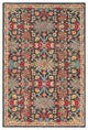 Surya Tabriz TBZ-1006 5'x7'6" Rug, Peach/Red/Wheat/Gray/Cream/Gray/Camel/Teal