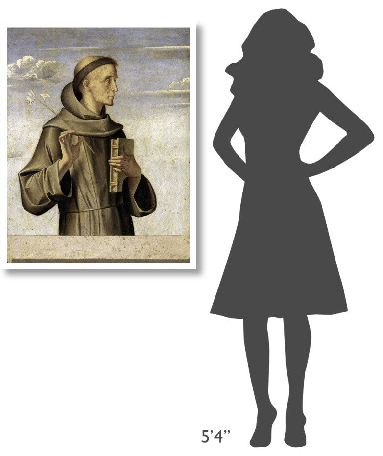 "Saint Anthony" Digital Paper Print by Alvise Vivarini, 30"x38"