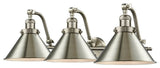 Innovations Lighting 515-3W-Sn-M10-Led 3 Light Dimmable Led Bathroom Fixture