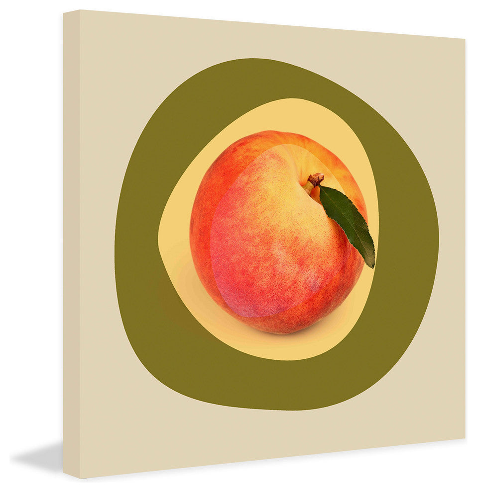 "September Peach" Painting Print on Canvas by Irena Orlov