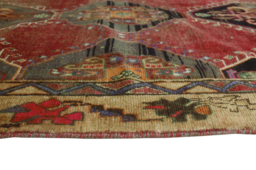 Semi-Antique Mawusi Red Rug