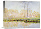 "The Banks of the River Epte at Giverny" Canvas Giclee by Claude Monet, 16"x13"