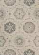 5' X 7' Blue And Ivory Wool Hand Tufted Area Rug