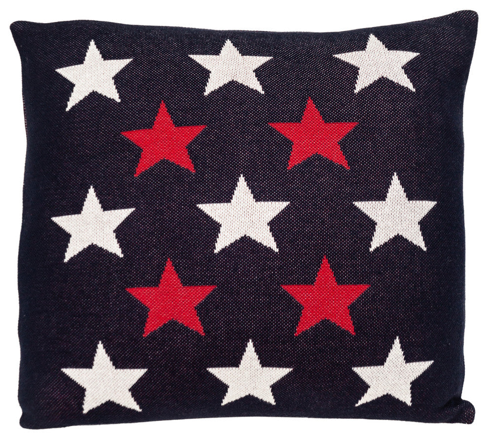 Parkland Collection The Stars Transitional Navy Blue Throw Pillow