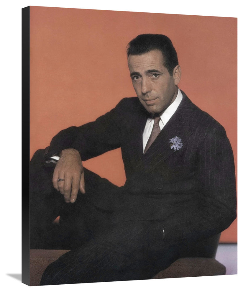 "Humphrey Bogart" Stretched Canvas Giclee by Hollywood Photo Archive, 23"x30"