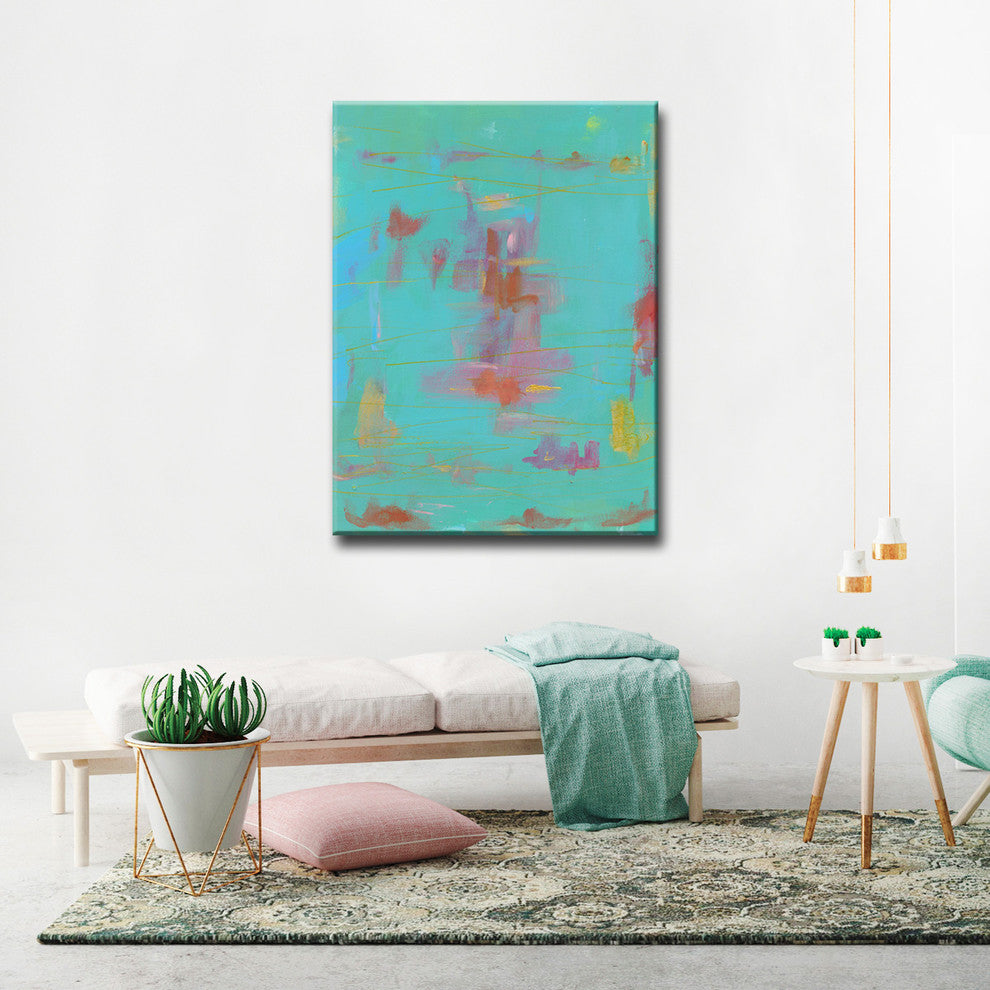 Compatible II' Canvas by Leslie Owens, 12"x16"