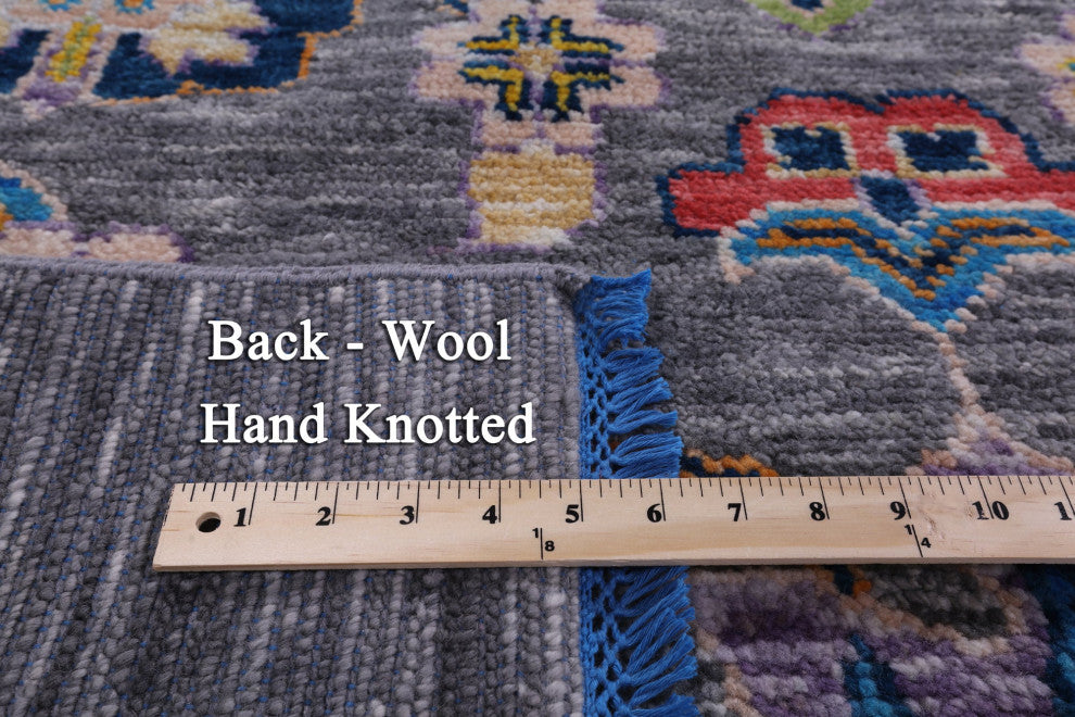 10' 4" X 14' 3" Turkish Oushak Hand Knotted Wool Rug - Q15002