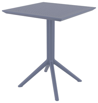 Sky Square Folding Table 24 inch Dark Gray