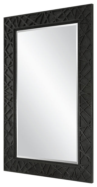 Uttermost 09803 Everest Satin Black Mirror