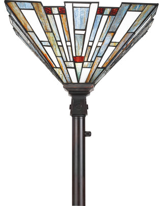 Quoizel TFMK9471 Maybeck 1 Light 71" Tall Tiffany and Torchiere - Valiant