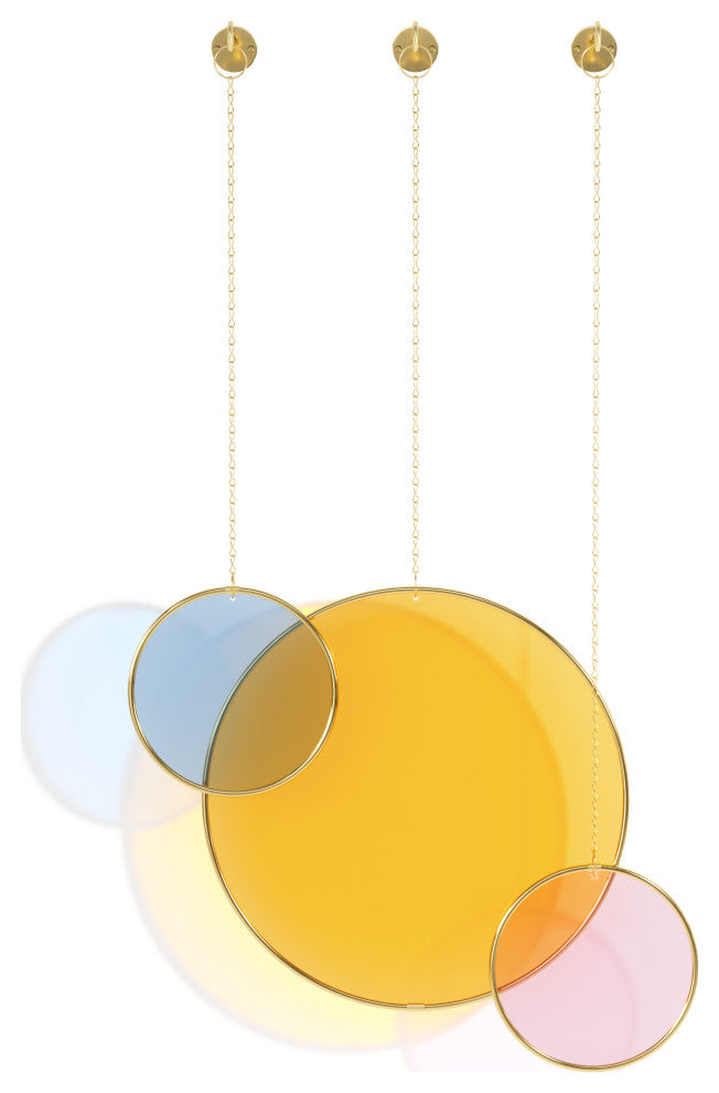 Umbra Dima Sunchimes, Set of 3 Navy/Amber/Purple