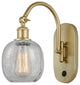 Innovations 518-1W-SG-G105-LED Belfast 1 Light 6" Sconce, Satin Gold