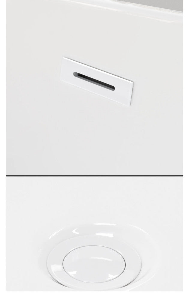 Wyndham Collection WCBTW16632R Grayley 66" Three Wall Alcove - White / Matte