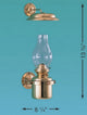 Weems and Plath Gimbal Oil Lamp With Smoke Bell