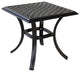 Venice Aluminum 21" Standard End Table, Espresso Brown