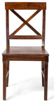 Heather Farmhouse Acacia Wood Dining Chair, Set of 2