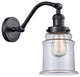 INNOVATIONS LIGHTING 515-1W-BK-G182-LED Canton 1 Light Sconce