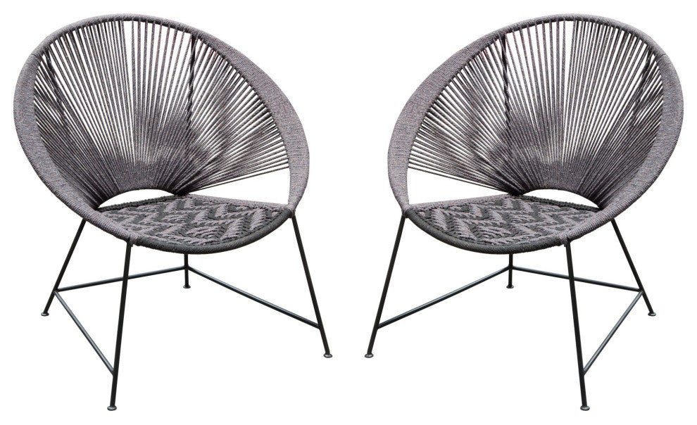 Pablo 2 Accent Chairs, Gray