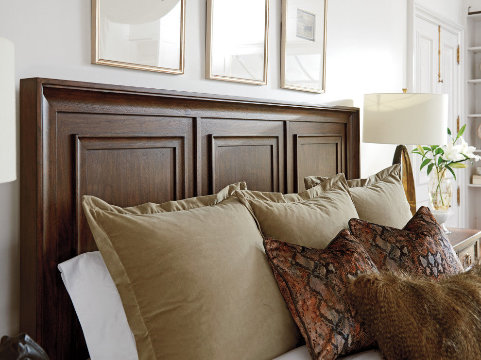 Walnut Creek Wood Panel Headboard 6/6 King