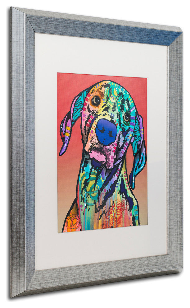 Dean Russo 'Napoleon 14' Matted Framed Art, Silver Frame, White Mat, 16x20
