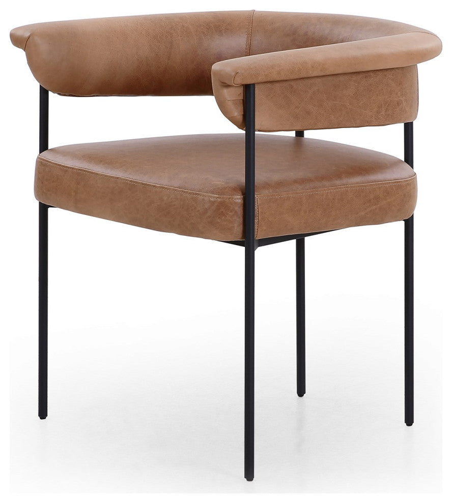 Carrie Dining Chair-Chaps Saddle