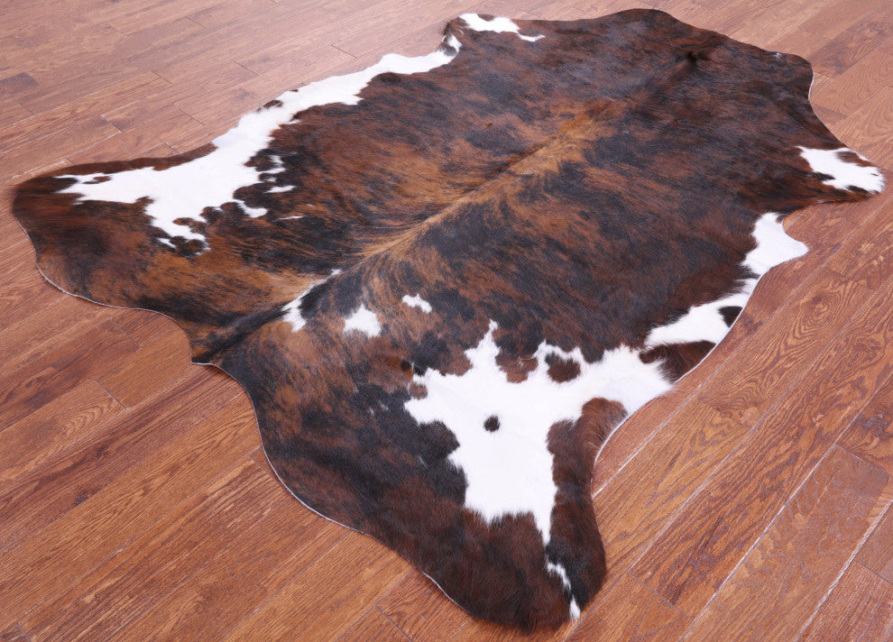 Organic Natural Hair-On Cowhide Area Rug 7' 1" X 5' 9" C1533