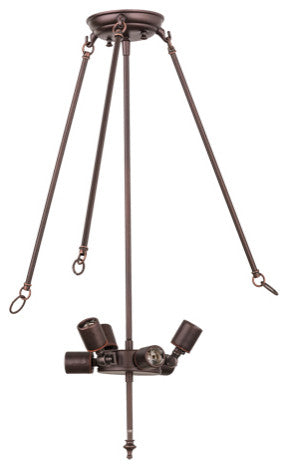 24W Tiffany Fishscale Semi-Flushmount