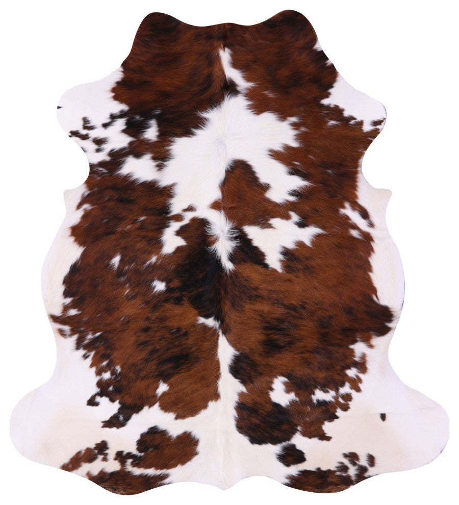 Natural Cowhide Rug 6' 2" X 5' 7" C1915