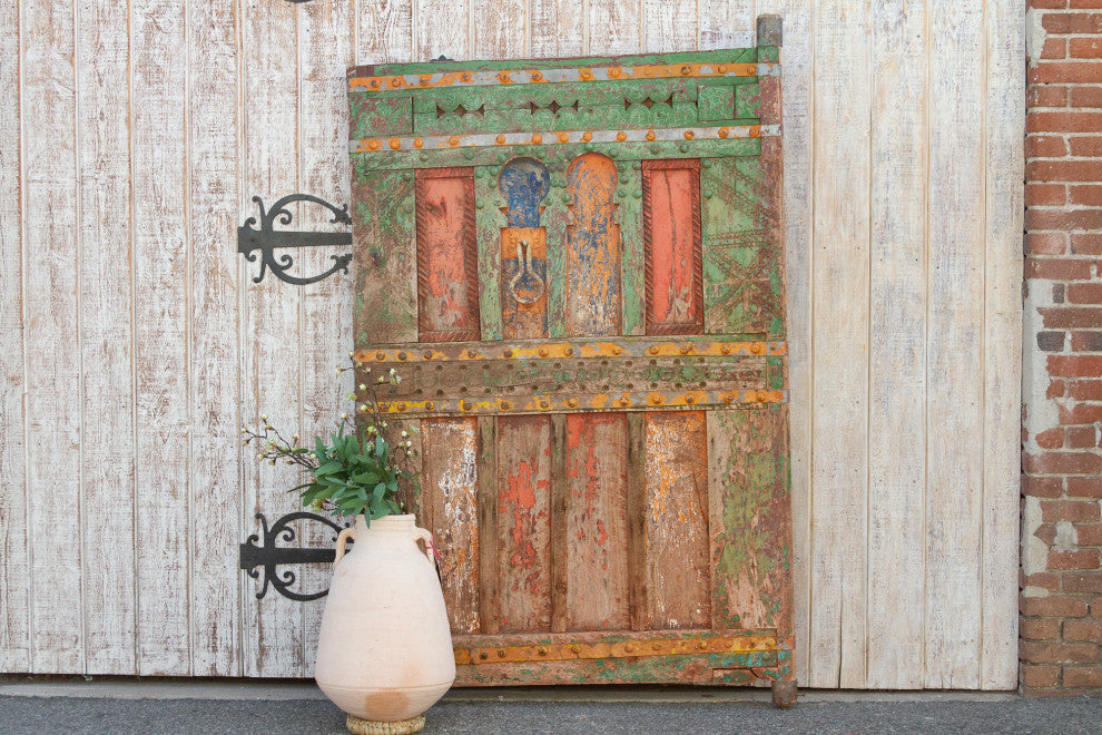 Early 1800's Colorful Moroccan Door