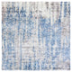 Ahgly Company Indoor Square Mid-Century Modern Area Rugs, 3' Square