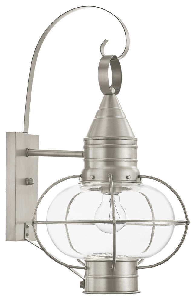 Livex Lighting 26904 Newburyport 21" Tall Outdoor Wall Sconce - Antique Brass