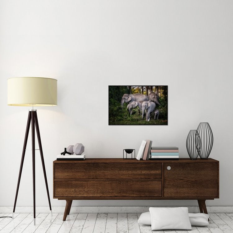 "Tasty Leaves" Framed Canvas Giclee by Pavol Stranak, 31x21"