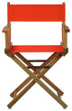018" Director's Chair Natural Frame-Orange Canvas
