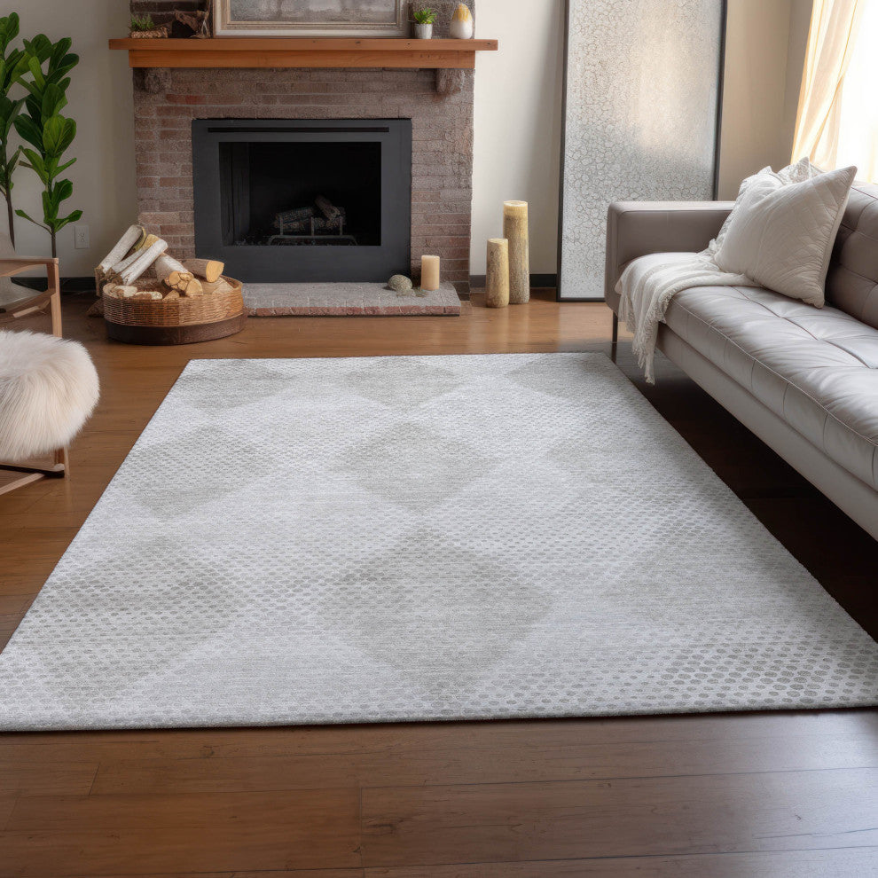 Premium Machine Washable Mayfield AMF539 Ivory 9'' x 12'' Rug