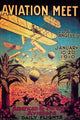 Aviation Meet in Los Angeles- Canvas Poster 20" x 30"