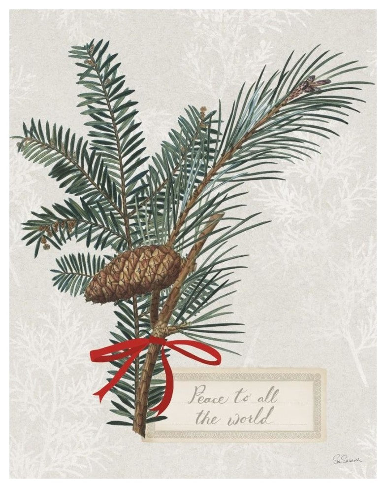 "Joyful Tidings IV" Digital Paper Print by Sue Schlabach, 18"x22"