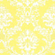 Stripes And Damasks 3, Classic Damask Stripes Yellow, White Wallpaper Sample