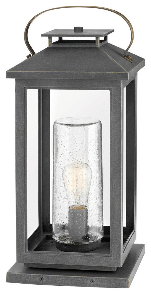 Hinkley Atwater Large Pier Mount Lantern 12V, Ash Bronze